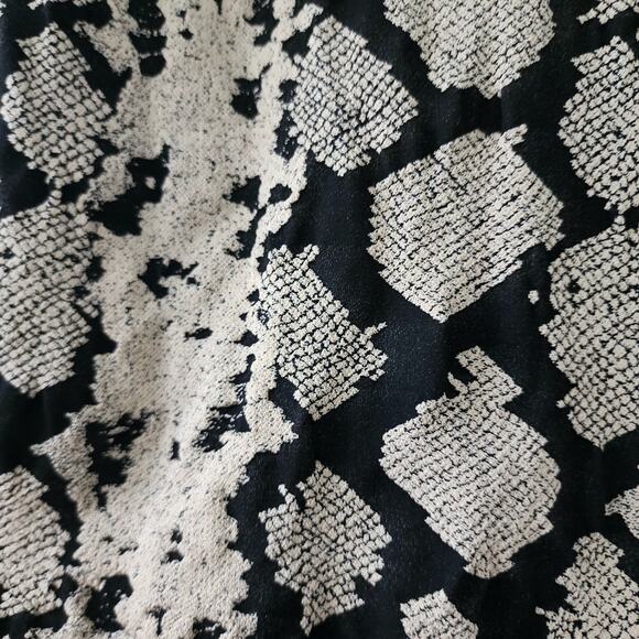 Wolford Velvet mix Y2K Cami Tank slinky knit Top stretch tan black snake size L - Picture 9 of 9